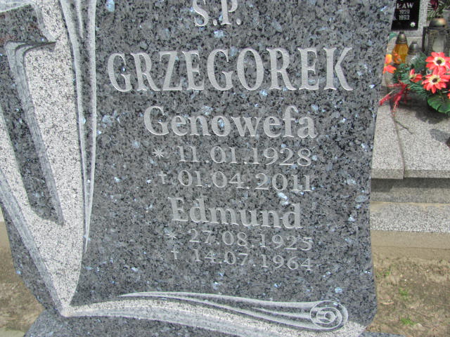 Genowefa GRZEGOREK 1928 Międzybórz - Grobonet - Wyszukiwarka osób pochowanych