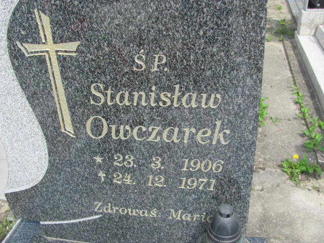 Stanisław OWCZAREK 1906 Międzybórz - Grobonet - Wyszukiwarka osób pochowanych