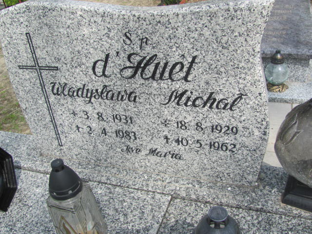 Michał d'HUET 1925 Międzybórz - Grobonet - Wyszukiwarka osób pochowanych