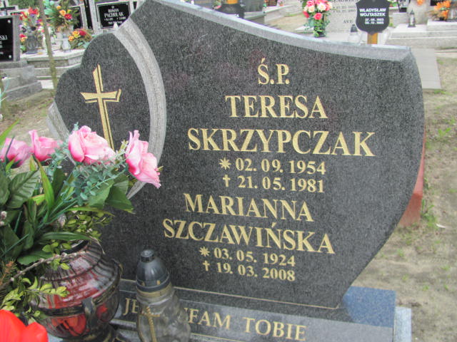 Teresa SKRZYPCZAK 1954 Międzybórz - Grobonet - Wyszukiwarka osób pochowanych