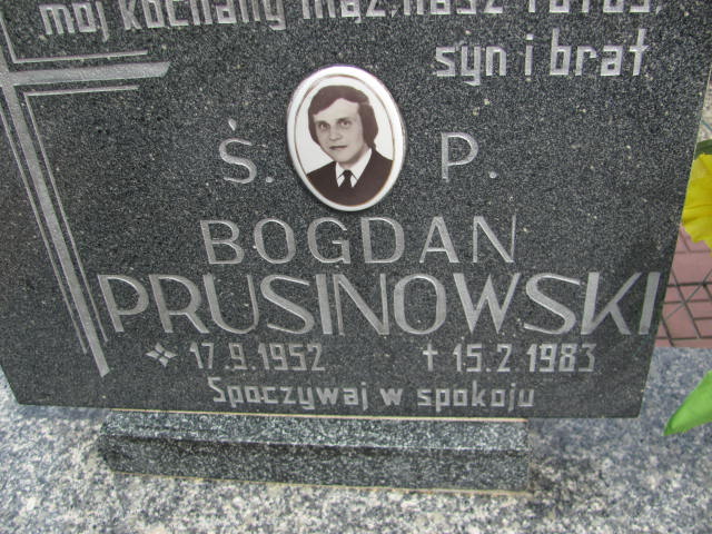 Bogdan PRUSINOWSKI 1953 Międzybórz - Grobonet - Wyszukiwarka osób pochowanych