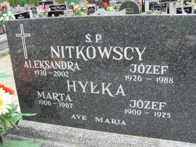 Aleksandra NITKOWSKA  1930 Międzybórz - Grobonet - Wyszukiwarka osób pochowanych