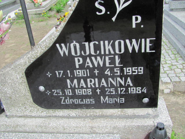 Marianna WÓJCIK 1908 Międzybórz - Grobonet - Wyszukiwarka osób pochowanych