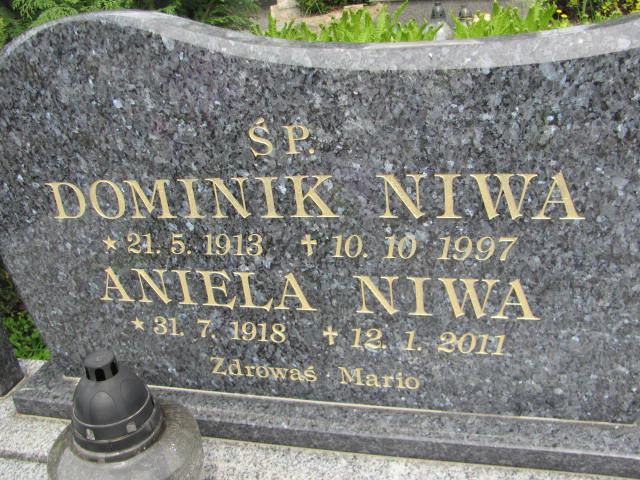 Dominik NIWA 1913 Międzybórz - Grobonet - Wyszukiwarka osób pochowanych