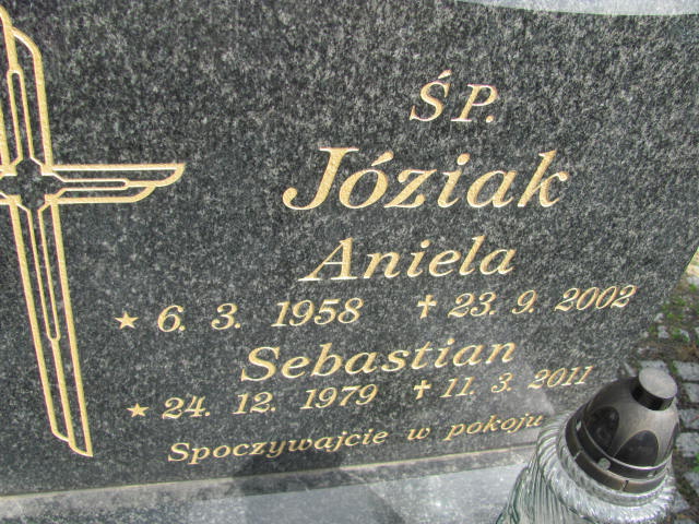 Sebastian JÓZIAK 1979 Międzybórz - Grobonet - Wyszukiwarka osób pochowanych