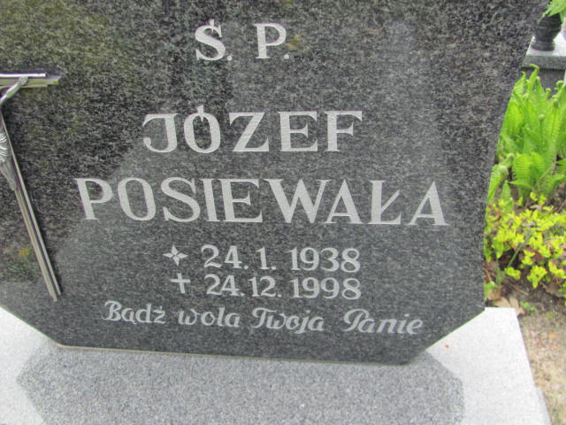 Józef POSIEWAŁA 1938 Międzybórz - Grobonet - Wyszukiwarka osób pochowanych