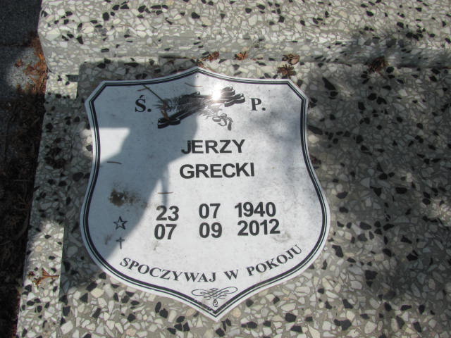 Jerzy GRECKI 1940 Międzybórz - Grobonet - Wyszukiwarka osób pochowanych