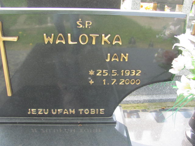 Jan WALOTKA 1932 Międzybórz - Grobonet - Wyszukiwarka osób pochowanych